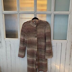 J. Jill Women's Multicolor Long Cardigan